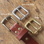 Personalised Leather Belt Brown, thumbnail 6 of 8