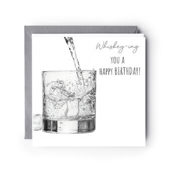 Whiskey Ing You A Happy Birthday Card, 3 of 6
