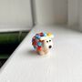 Hand Blown Glass Tiny Colourful Sheep, thumbnail 3 of 3