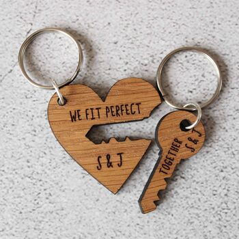 Personalised Valentine Day Engraved Key To My Heart, 7 of 7