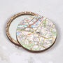 Personalised Map Compact Pocket Mirror Teachers Gift, thumbnail 1 of 1