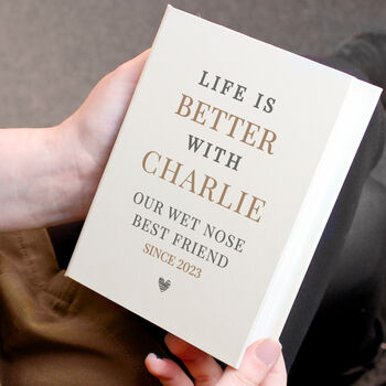 Personalised 'Life Is Better With' Photo Album, 4 of 6