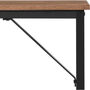 Computer Desk Workstation Industrial Style Metal Frame, thumbnail 7 of 10