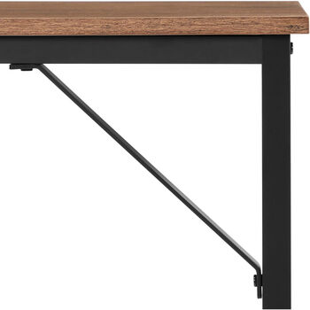 Computer Desk Workstation Industrial Style Metal Frame, 7 of 10