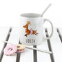 Personalised Reindeer Christmas Mug, thumbnail 7 of 12