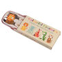 Colourful Creatures Children's Cutlery Set With Case, thumbnail 2 of 5