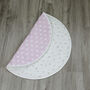 Pink Star Quilted Play Mat, thumbnail 4 of 4