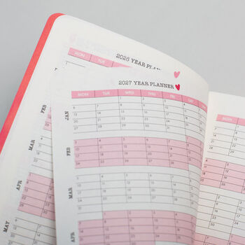 2026 A6 Day A Page Diary Matilda Moo Personalised Gift, 10 of 12