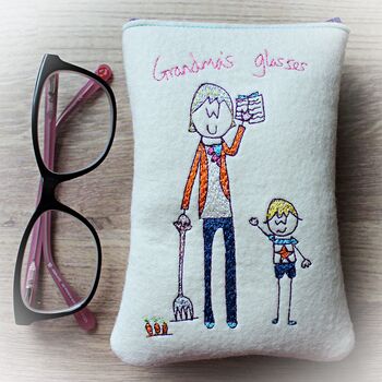 Personalised Embroidered Granny's Glasses Case, 11 of 12