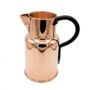 Handmade Copper Water Pitcher – 1 L, Black Handle, thumbnail 5 of 6