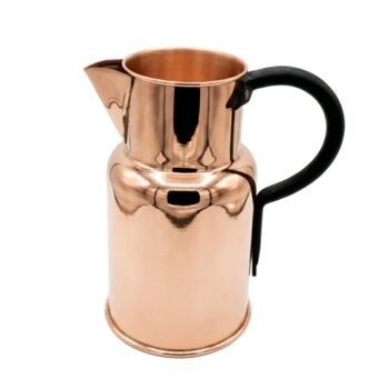 Handmade Copper Water Pitcher – 1 L, Black Handle, 5 of 6