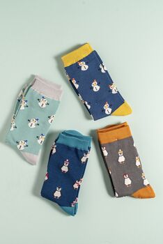 Men’s Christmas Bamboo Socks, 2 of 5