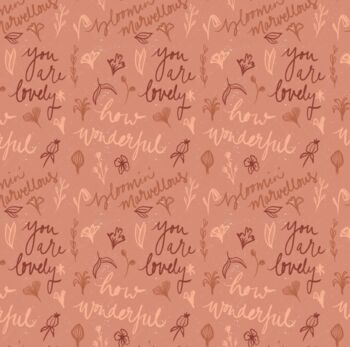 'You Are Lovely' Botanical Mothers Day Gift Wrap, 2 of 4