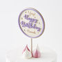 Colour Pop Personalised Birthday Cake Topper, thumbnail 8 of 9
