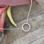 Cast Willow Circle Necklace, thumbnail 6 of 7