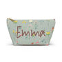 Personalised Floral Make Up Or Toiletry Bag, thumbnail 3 of 7