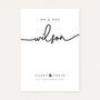Personalised Mr And Mrs Wedding Print Gift For Couples, thumbnail 1 of 6