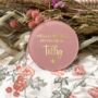 Personalised Hello World Baby Name Plaque Disc, thumbnail 2 of 7