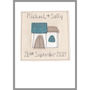 Personalised Castle Wedding Or Anniversary Card, thumbnail 8 of 12