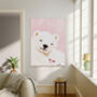Polar Bear Nursery Art Print, thumbnail 2 of 3