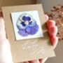 Little Love Card With Viola, thumbnail 1 of 4