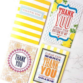 Thank You Greeting Card Pack, 3 of 4