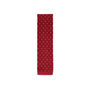 Men's Square End Knitted Tie With Dots | Burgundy Red, thumbnail 3 of 5