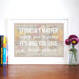 Personalised World Map Print, thumbnail 4 of 7