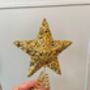 Gold Sparkle Star Tree Topper, thumbnail 2 of 2