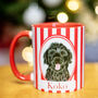 Candy Cane Dog Christmas Mug, thumbnail 1 of 8