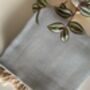 Herringbone Design Pale Blue Sofa Throw, thumbnail 8 of 10