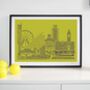 Manchester Skyline Typography Print, thumbnail 5 of 8