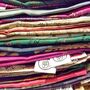 Reusable Sari Gift Wrap Bundle, Medium Furoshiki Cloths, thumbnail 4 of 11