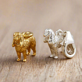 King Charles Spaniel Silver Charm, 2 of 12