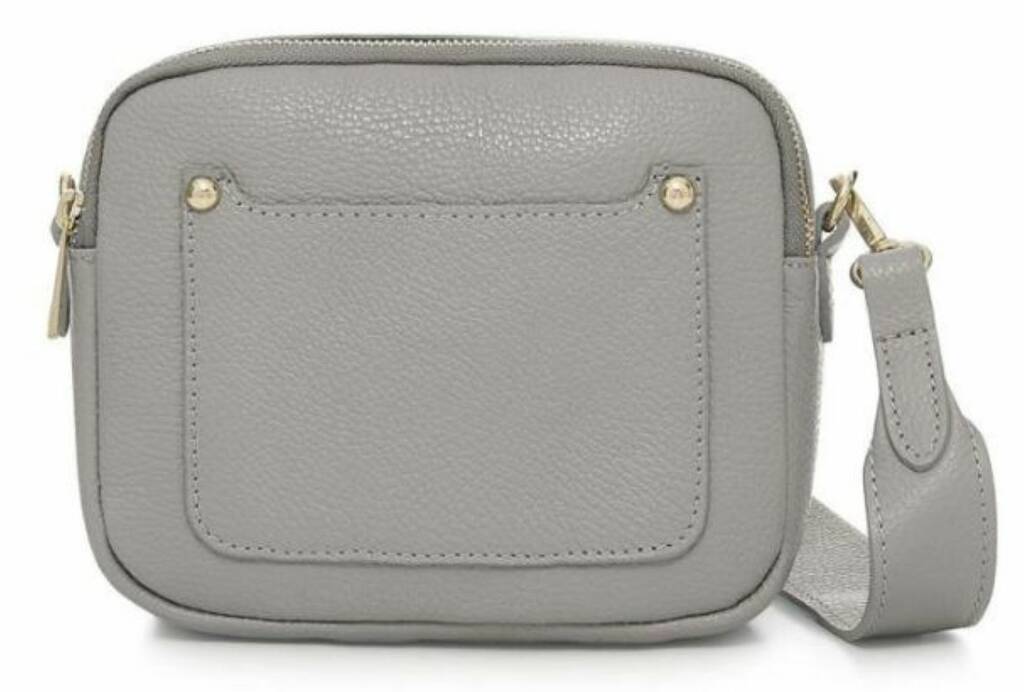 Leather Bella Cross Body Bag With Personalised Initial By LRM Goods ...