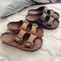 Leather Sandals With Memory Foam Insole, thumbnail 7 of 11