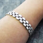 Oval Scales Chunky Sterling Silver Necklace, thumbnail 2 of 4
