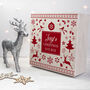 Personalised Festive Scandi Print Christmas Eve Box, thumbnail 3 of 6