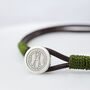 Silver Leather And Silk Personalised Bracelet, thumbnail 10 of 12
