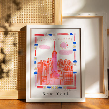 Empire State Building Art Print, New York City Scene, 5 of 7