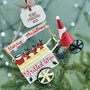 Personalised Mulled Wine Santa Bauble, thumbnail 1 of 4