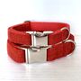 Bonfire Harris Tweed Dog Collar, thumbnail 2 of 4