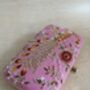 Peacock Rectangular Pink Clutch Bag, thumbnail 4 of 12