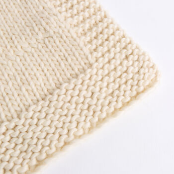 Valentines Blanket Easy Knitting Kit, 6 of 8