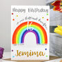Personalised Rainbow Age Birthday Card, thumbnail 6 of 11