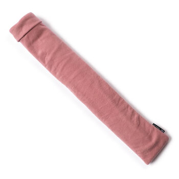 Long Hot Water Bottle In Pink Cotton Cover, 2 of 7