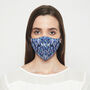 Blue Skies Silk Face Mask With Lanyard, thumbnail 1 of 6