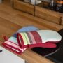 Fun Stripes High Quality Oven Gloves Vibrant Colours, thumbnail 1 of 5