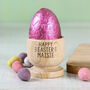 Personalised Wooden Egg Cup, thumbnail 4 of 6