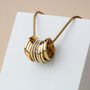 Sparkly Ring Pendant Necklace, thumbnail 4 of 4
